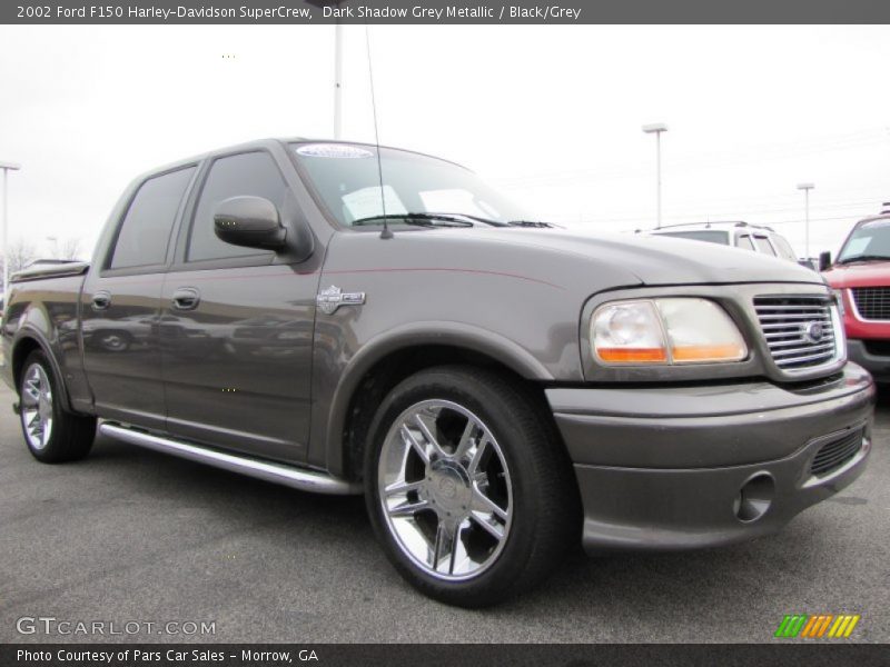 Dark Shadow Grey Metallic / Black/Grey 2002 Ford F150 Harley-Davidson SuperCrew