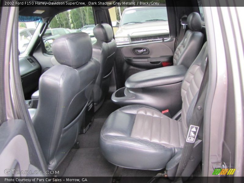  2002 F150 Harley-Davidson SuperCrew Black/Grey Interior