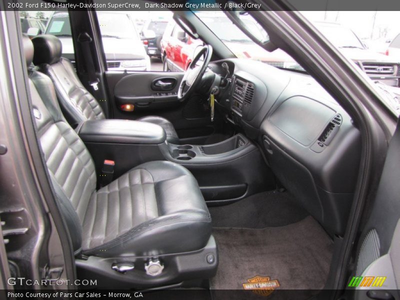  2002 F150 Harley-Davidson SuperCrew Black/Grey Interior
