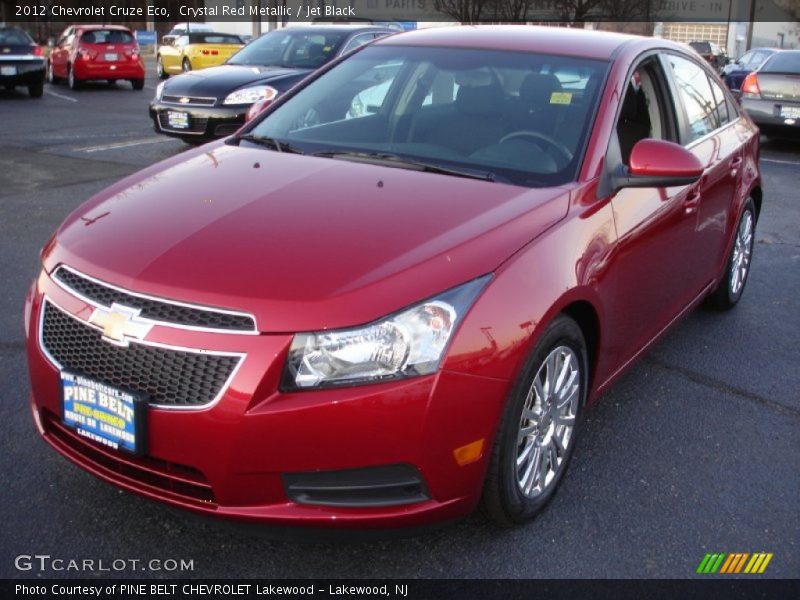 Crystal Red Metallic / Jet Black 2012 Chevrolet Cruze Eco