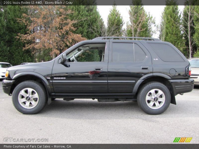  2001 Rodeo LS 4WD Ebony Black