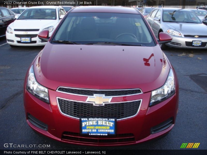 Crystal Red Metallic / Jet Black 2012 Chevrolet Cruze Eco
