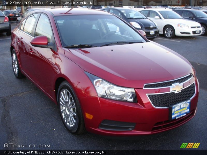 Crystal Red Metallic / Jet Black 2012 Chevrolet Cruze Eco