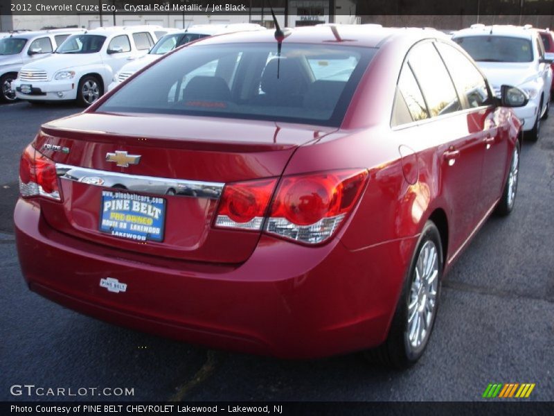 Crystal Red Metallic / Jet Black 2012 Chevrolet Cruze Eco