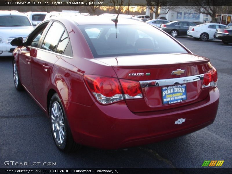 Crystal Red Metallic / Jet Black 2012 Chevrolet Cruze Eco