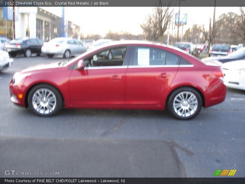 Crystal Red Metallic / Jet Black 2012 Chevrolet Cruze Eco