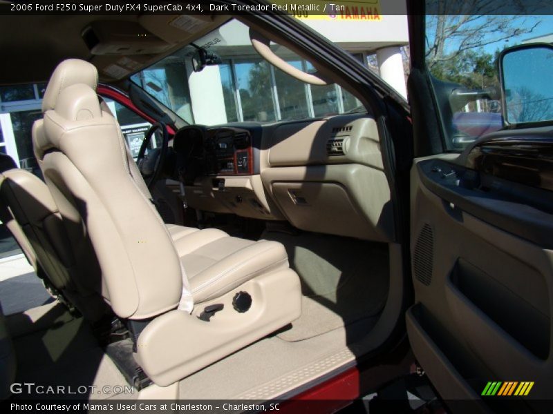 Dark Toreador Red Metallic / Tan 2006 Ford F250 Super Duty FX4 SuperCab 4x4