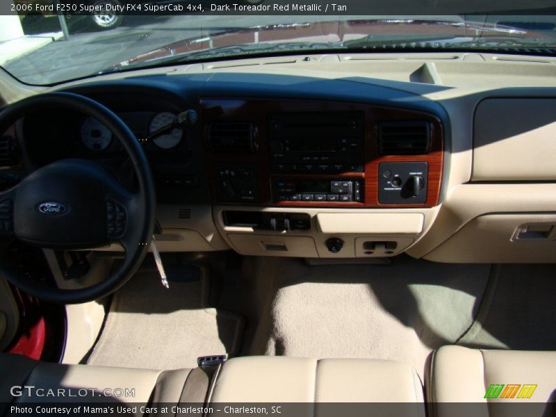 Dark Toreador Red Metallic / Tan 2006 Ford F250 Super Duty FX4 SuperCab 4x4