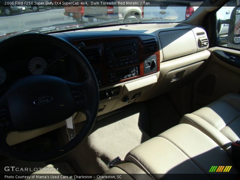 Dark Toreador Red Metallic / Tan 2006 Ford F250 Super Duty FX4 SuperCab 4x4