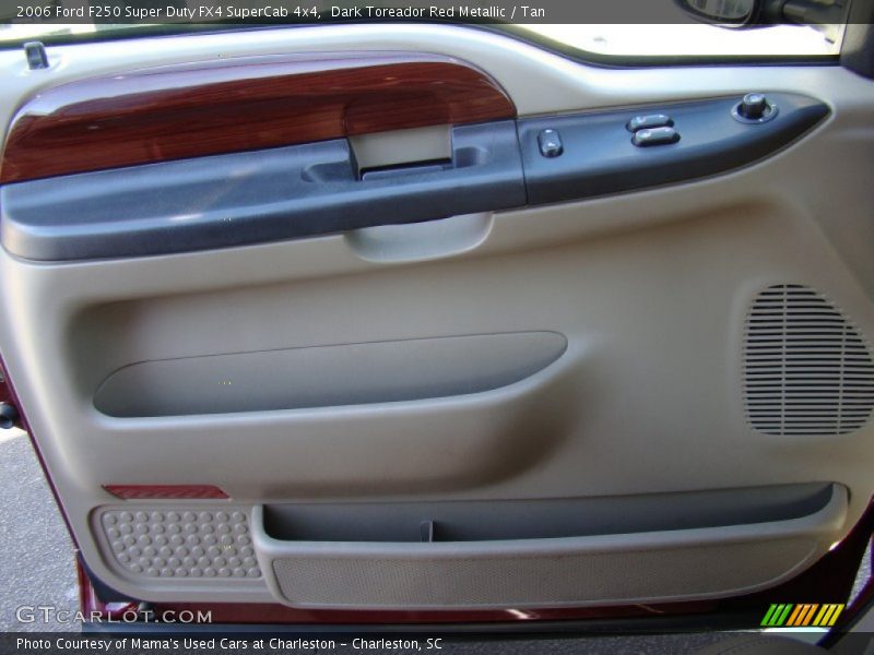 Dark Toreador Red Metallic / Tan 2006 Ford F250 Super Duty FX4 SuperCab 4x4