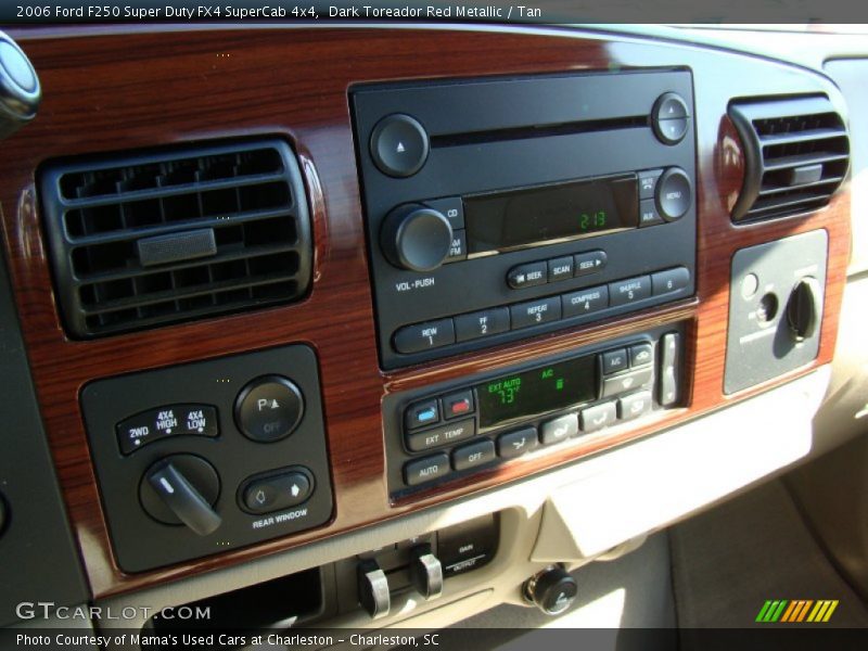 Dark Toreador Red Metallic / Tan 2006 Ford F250 Super Duty FX4 SuperCab 4x4