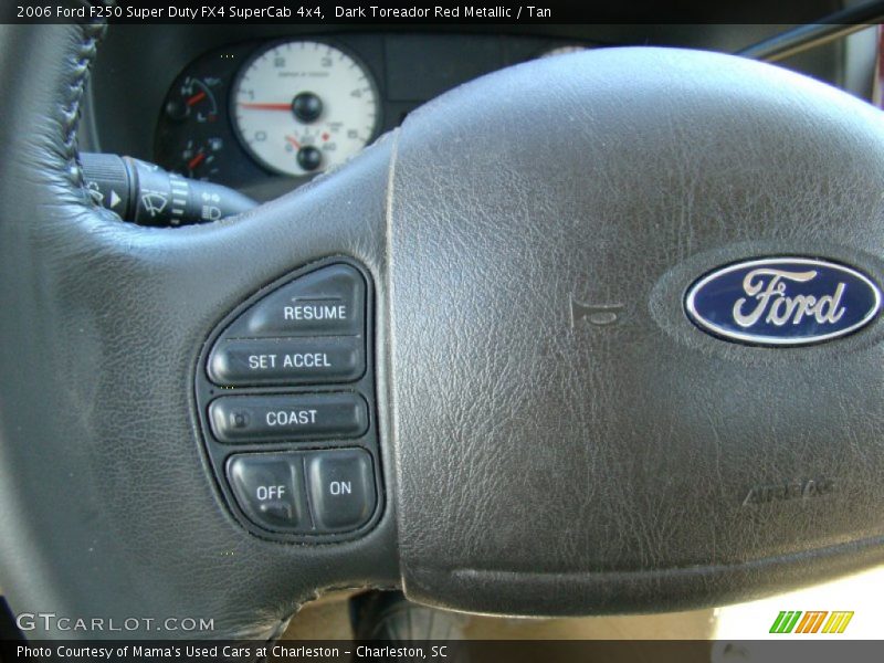 Dark Toreador Red Metallic / Tan 2006 Ford F250 Super Duty FX4 SuperCab 4x4