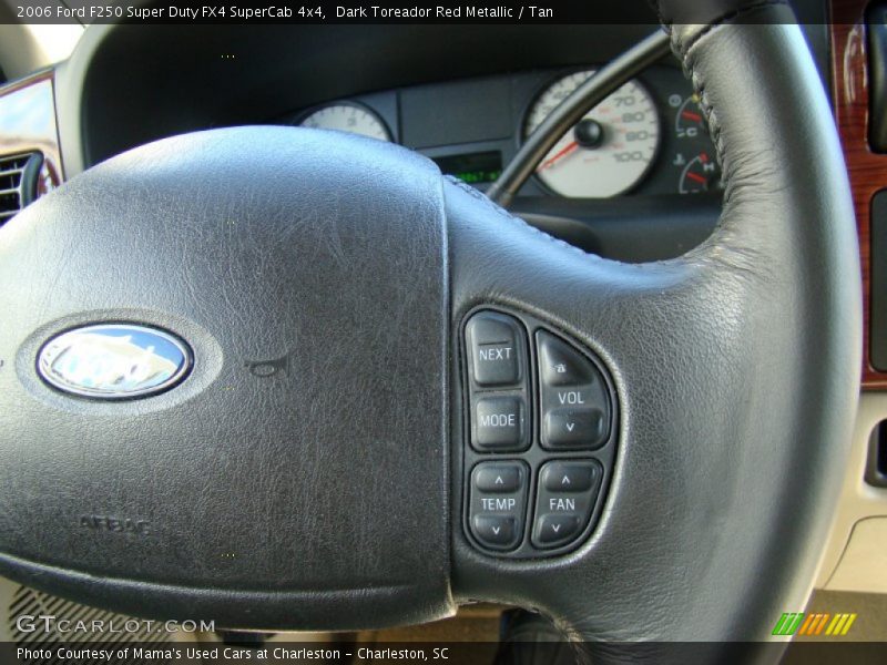 Dark Toreador Red Metallic / Tan 2006 Ford F250 Super Duty FX4 SuperCab 4x4