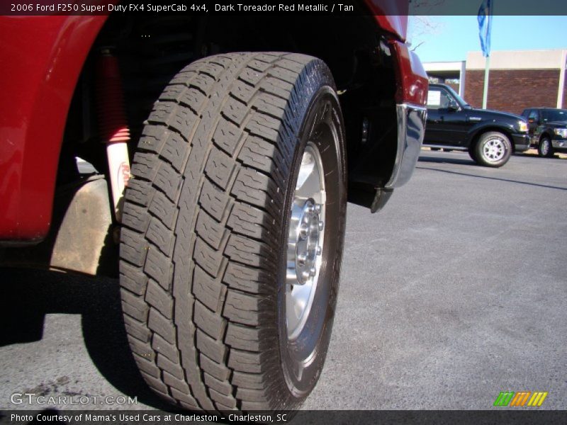 Dark Toreador Red Metallic / Tan 2006 Ford F250 Super Duty FX4 SuperCab 4x4