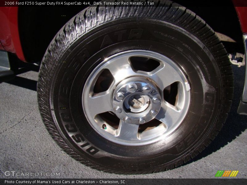 Dark Toreador Red Metallic / Tan 2006 Ford F250 Super Duty FX4 SuperCab 4x4