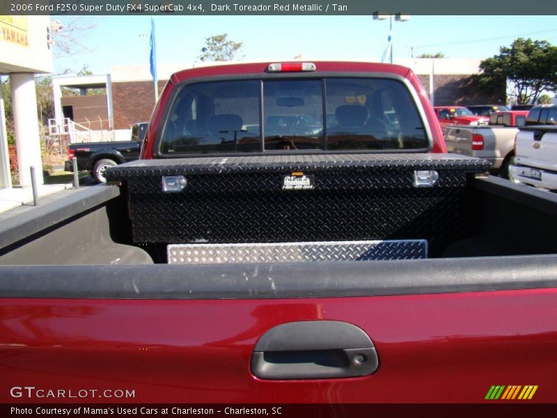 Dark Toreador Red Metallic / Tan 2006 Ford F250 Super Duty FX4 SuperCab 4x4
