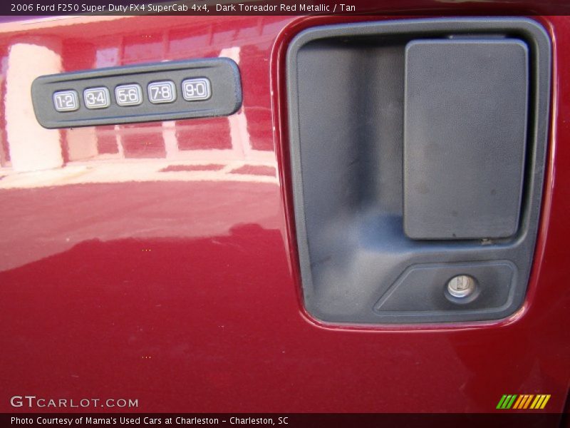 Dark Toreador Red Metallic / Tan 2006 Ford F250 Super Duty FX4 SuperCab 4x4