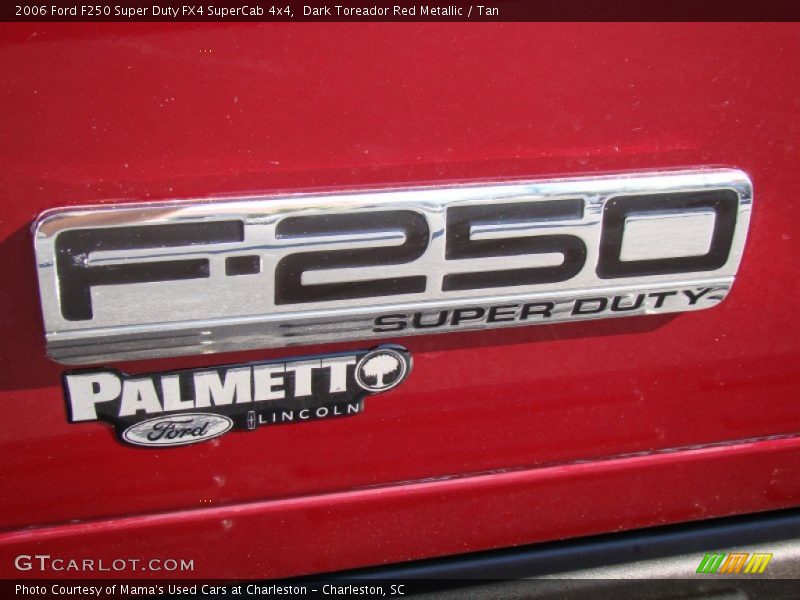 Dark Toreador Red Metallic / Tan 2006 Ford F250 Super Duty FX4 SuperCab 4x4