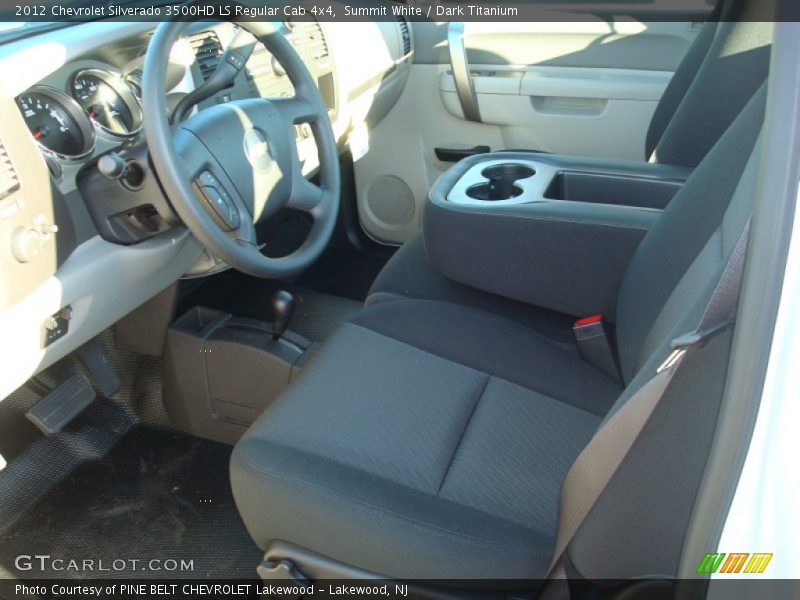 Summit White / Dark Titanium 2012 Chevrolet Silverado 3500HD LS Regular Cab 4x4