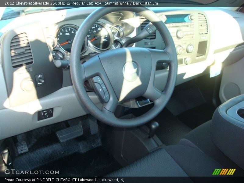 Summit White / Dark Titanium 2012 Chevrolet Silverado 3500HD LS Regular Cab 4x4
