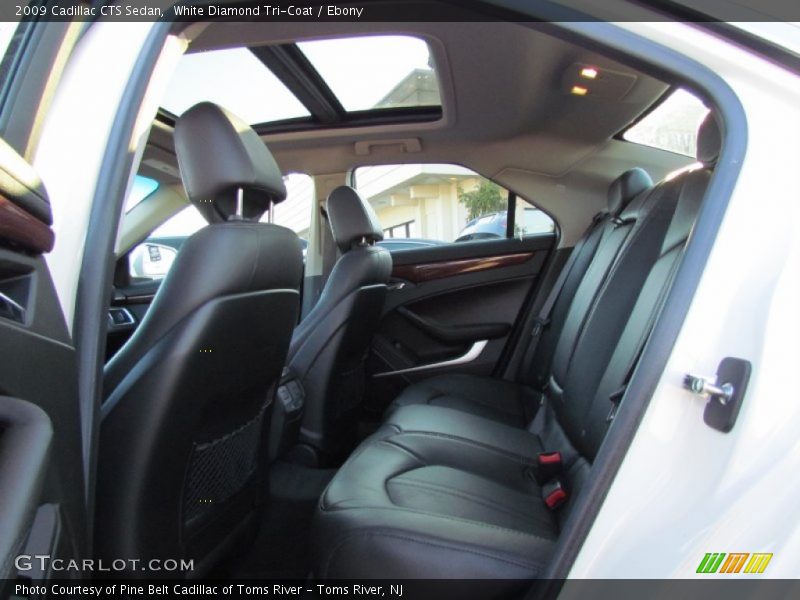 White Diamond Tri-Coat / Ebony 2009 Cadillac CTS Sedan