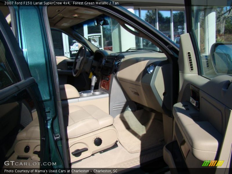 Forest Green Metallic / Tan 2007 Ford F150 Lariat SuperCrew 4x4