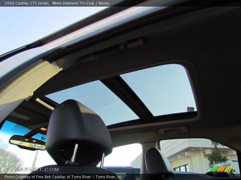 White Diamond Tri-Coat / Ebony 2009 Cadillac CTS Sedan