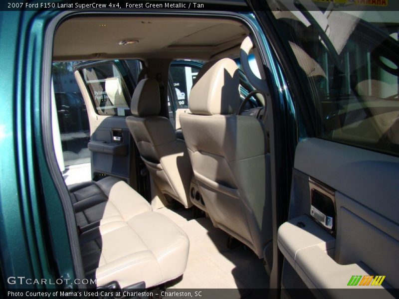 Forest Green Metallic / Tan 2007 Ford F150 Lariat SuperCrew 4x4