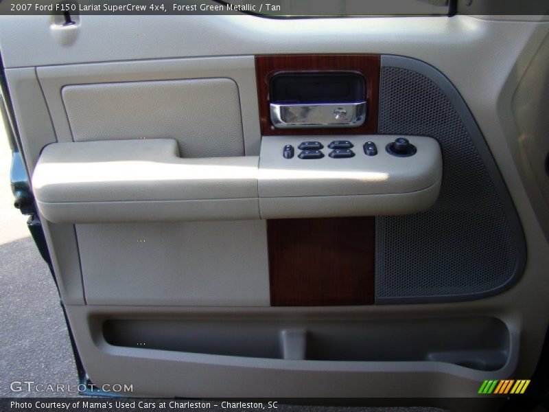 Forest Green Metallic / Tan 2007 Ford F150 Lariat SuperCrew 4x4