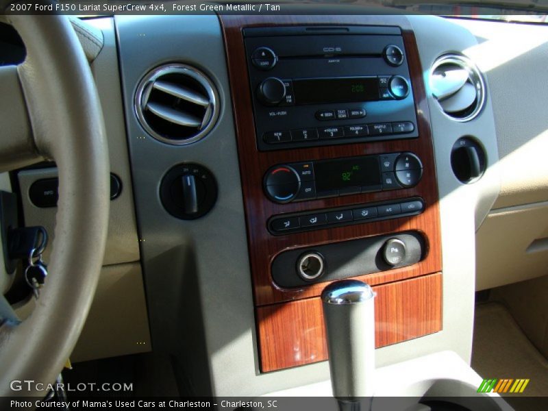 Forest Green Metallic / Tan 2007 Ford F150 Lariat SuperCrew 4x4