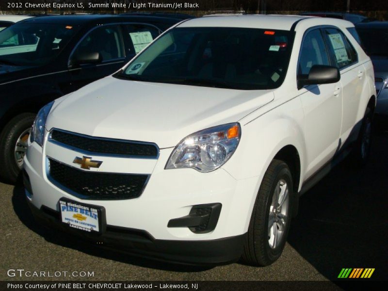 Summit White / Light Titanium/Jet Black 2012 Chevrolet Equinox LS