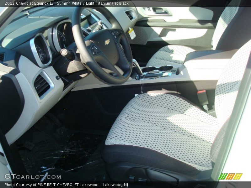 Summit White / Light Titanium/Jet Black 2012 Chevrolet Equinox LS
