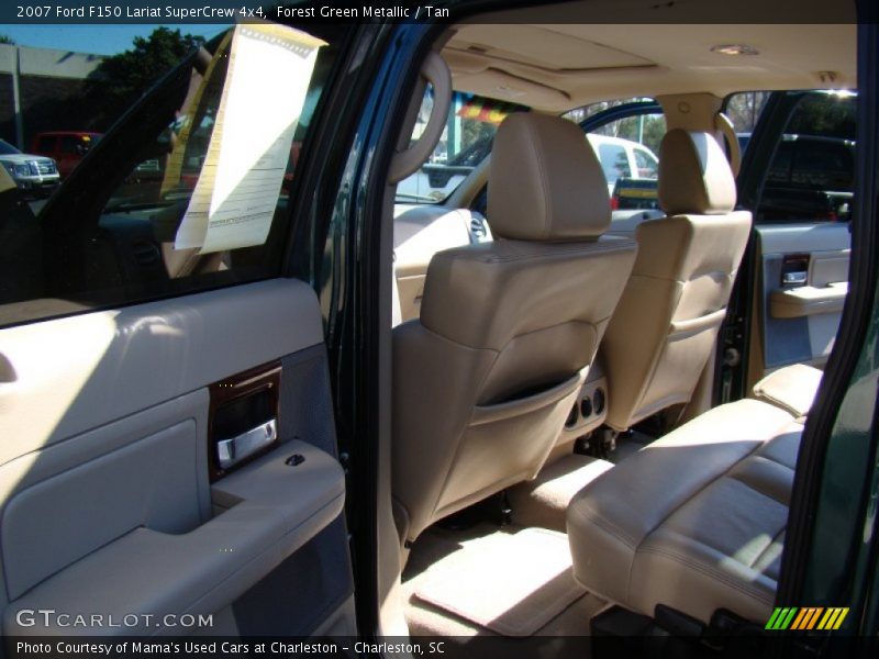 Forest Green Metallic / Tan 2007 Ford F150 Lariat SuperCrew 4x4