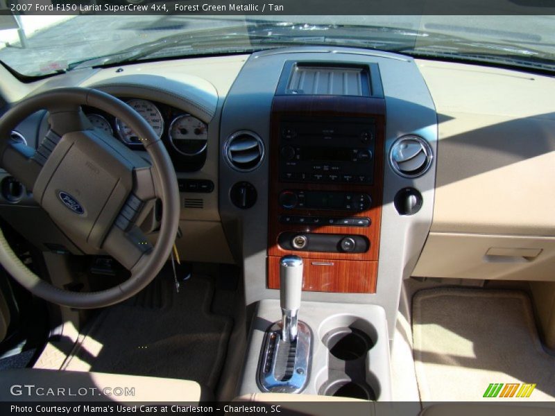 Forest Green Metallic / Tan 2007 Ford F150 Lariat SuperCrew 4x4