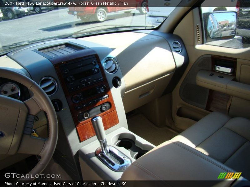 Forest Green Metallic / Tan 2007 Ford F150 Lariat SuperCrew 4x4