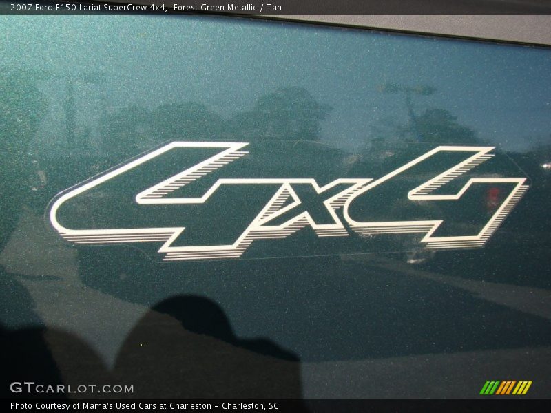 Forest Green Metallic / Tan 2007 Ford F150 Lariat SuperCrew 4x4