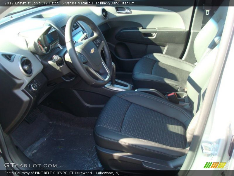 Silver Ice Metallic / Jet Black/Dark Titanium 2012 Chevrolet Sonic LTZ Hatch