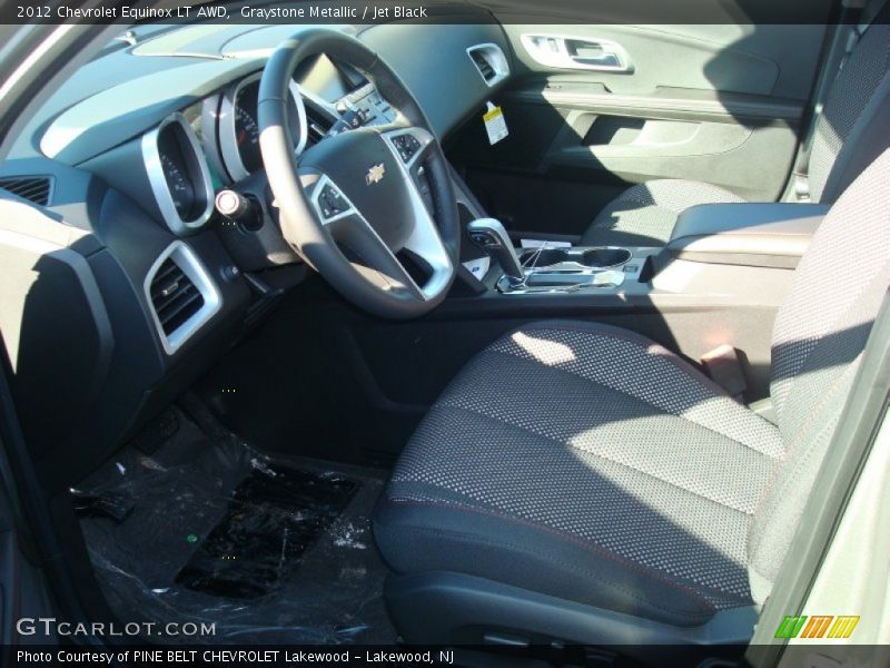 Graystone Metallic / Jet Black 2012 Chevrolet Equinox LT AWD