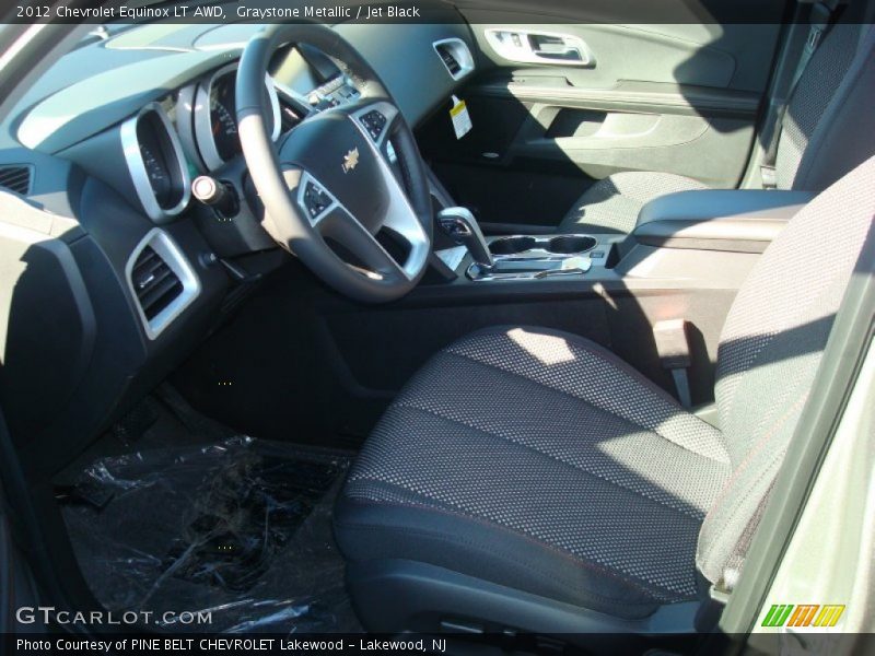 Graystone Metallic / Jet Black 2012 Chevrolet Equinox LT AWD