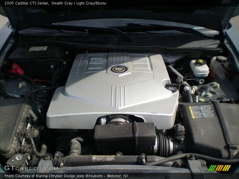 Stealth Gray / Light Gray/Ebony 2005 Cadillac CTS Sedan