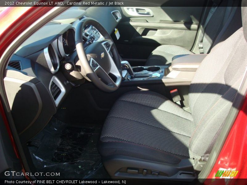 Cardinal Red Metallic / Jet Black 2012 Chevrolet Equinox LT AWD