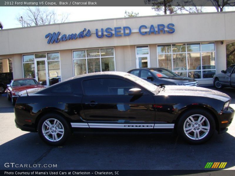 Black / Charcoal Black 2012 Ford Mustang V6 Coupe