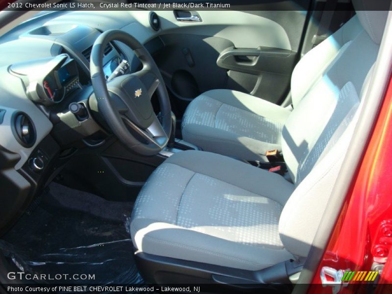 Crystal Red Tintcoat / Jet Black/Dark Titanium 2012 Chevrolet Sonic LS Hatch