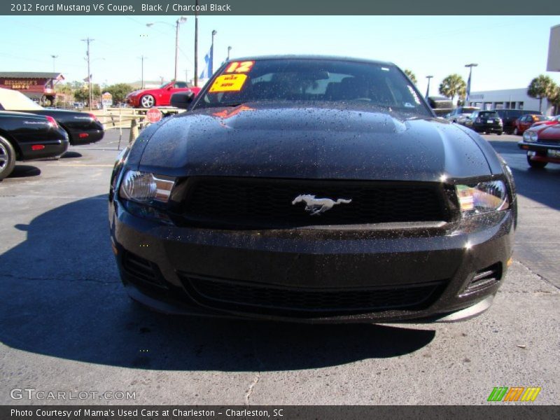 Black / Charcoal Black 2012 Ford Mustang V6 Coupe