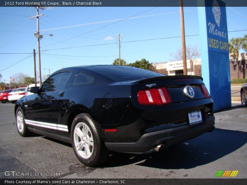 Black / Charcoal Black 2012 Ford Mustang V6 Coupe