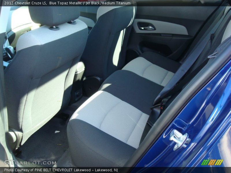 Blue Topaz Metallic / Jet Black/Medium Titanium 2012 Chevrolet Cruze LS