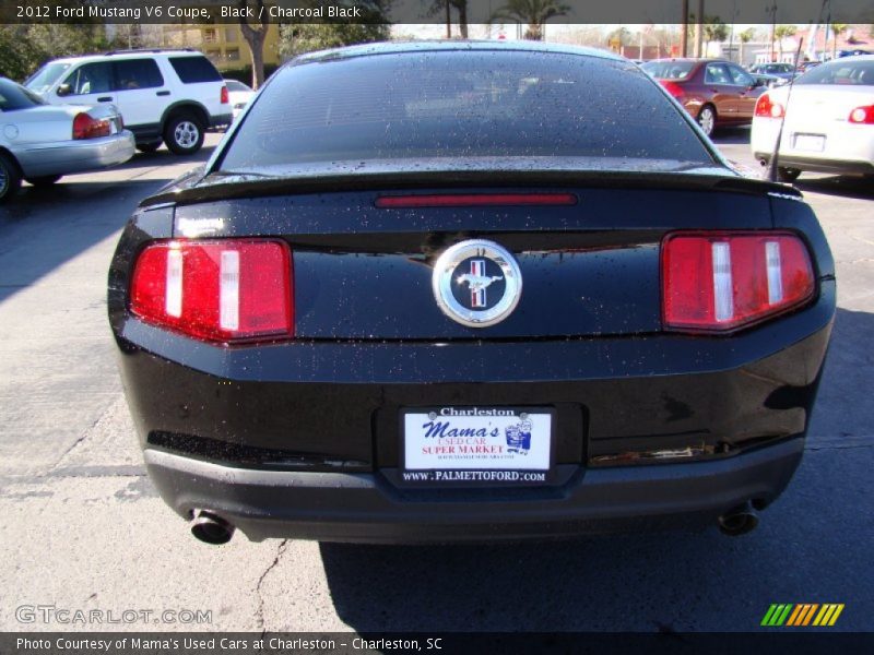 Black / Charcoal Black 2012 Ford Mustang V6 Coupe