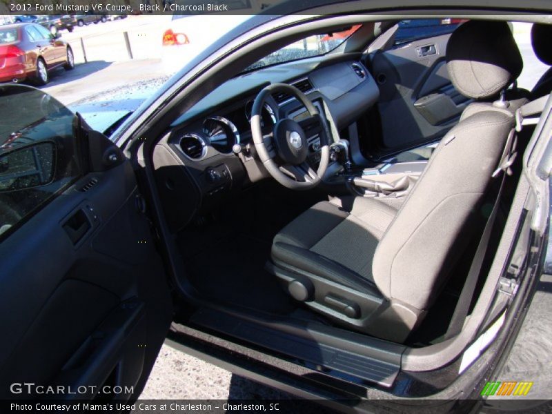Black / Charcoal Black 2012 Ford Mustang V6 Coupe