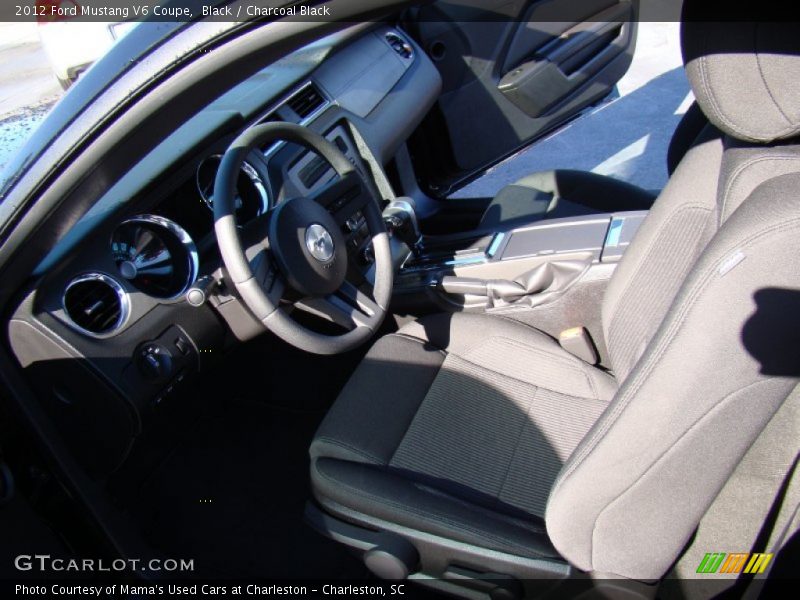 Black / Charcoal Black 2012 Ford Mustang V6 Coupe