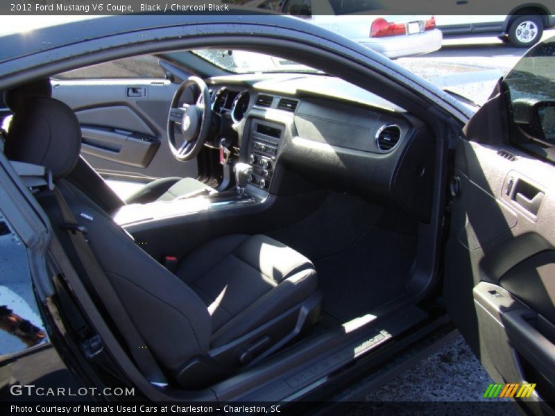 Black / Charcoal Black 2012 Ford Mustang V6 Coupe